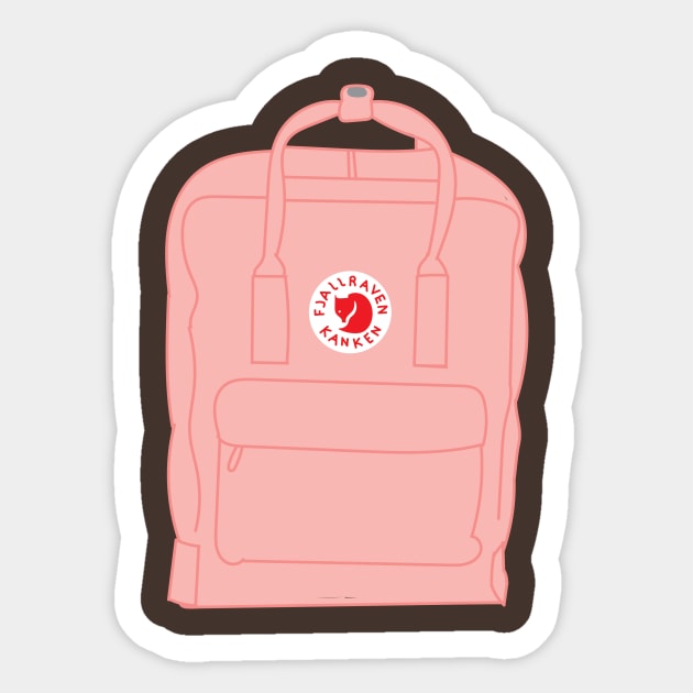 Aesthetic pink backpack on sale